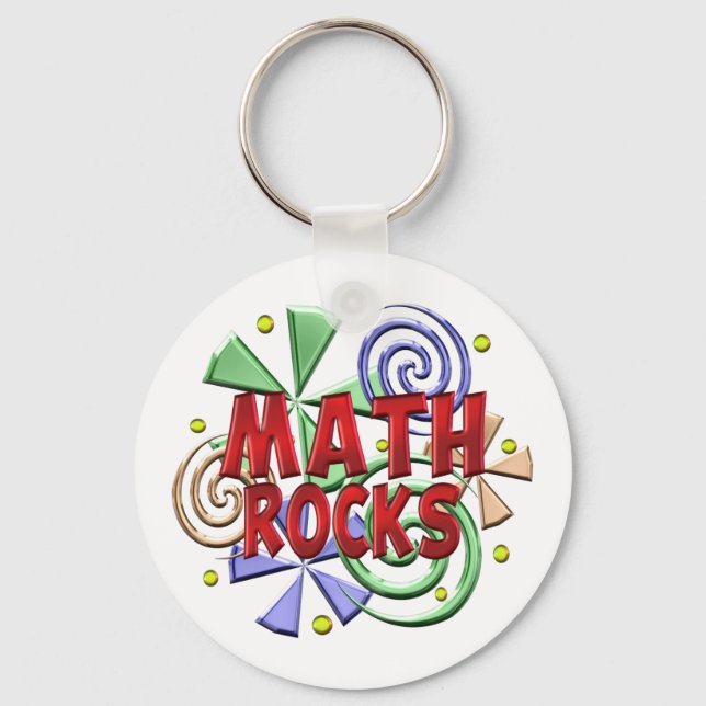 Math Rocks Keychain (Front)