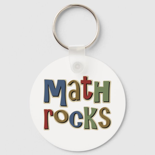 Math Rocks Keychain (Front)