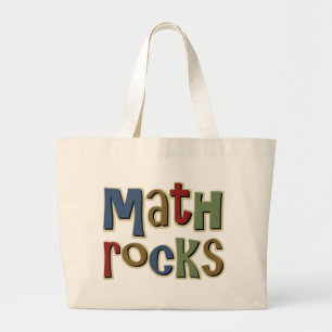 Math Rocks Large Tote Bag