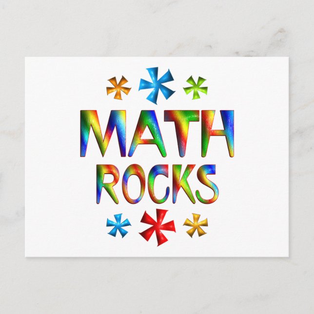 MATH ROCKS POSTCARD (Front)