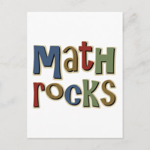 Math Rocks Postcard