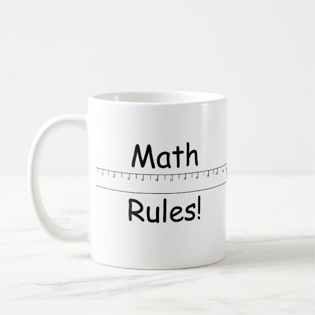 Math Rules! Coffee Mug (Left)