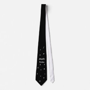 Math Rules Tie