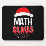 Math Santa Claus Christmas Matching Costume  Mouse Pad<br><div class="desc">Math Santa Claus Christmas Matching Costume</div>