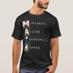 Math Saying Funny Math Joke riders school horse ri T-Shirt