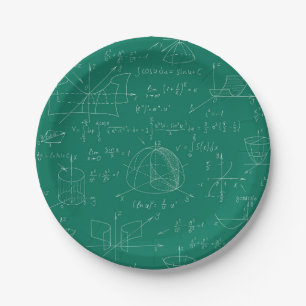 Math scribbles    paper plates