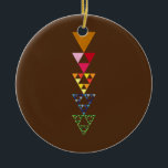 Math Sierpinski Triangle Algebra Geometry Math Ceramic Ornament<br><div class="desc">Math Sierpinski Triangle Algebra Geometry Math Lover Geeks Gift. Perfect gift for your dad,  mom,  papa,  men,  women,  friend and family members on Thanksgiving Day,  Christmas Day,  Mothers Day,  Fathers Day,  4th of July,  1776 Independent day,  Veterans Day,  Halloween Day,  Patrick's Day</div>