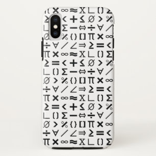 Math Signs & Symbols Pattern Case-Mate iPhone Case