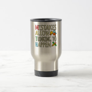 Math Student Mistakes Mathematics Maths Teacher Travel Mug