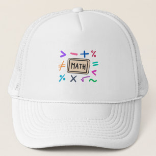 Math symbols for Students and Parents Trucker Hat