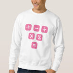 Math Symbols mathematical Signs Maths Sweatshirt<br><div class="desc">Cool and funny Math design featuring some basic maths symbols and mathematical signs. A perfect match for kids,  students and teachers as well as for parents.</div>
