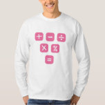 Math Symbols mathematical Signs Maths T-Shirt<br><div class="desc">Cool and funny Math design featuring some basic maths symbols and mathematical signs. A perfect match for kids,  students and teachers as well as for parents.</div>