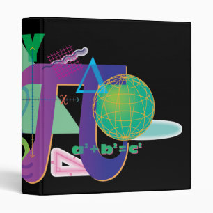 math symbols notebook binder