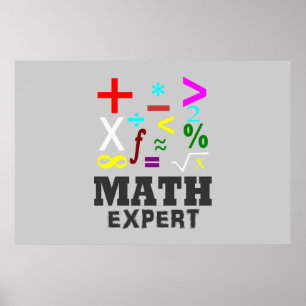 Math Symbols Poster
