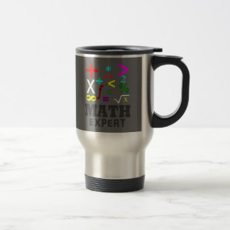 Math Symbols Travel Mug