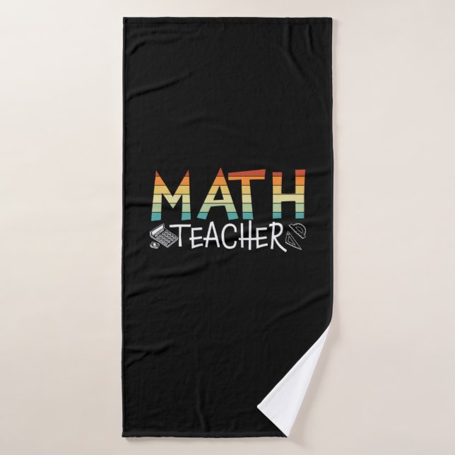 Math Teacher (Serviette de bain)
