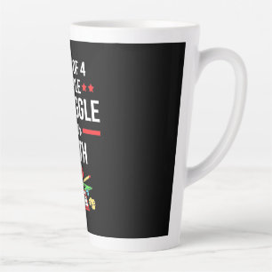 Math Teacher 5 Out Of 4 People Latte Mug