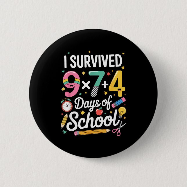 Math Teacher 67 Meme Algebra Clroom Humor  2 Inch Round Button (Front)