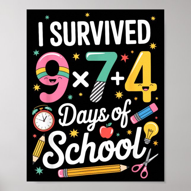 Math Teacher 67 Meme Algebra Clroom Humor  Poster (Front)
