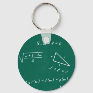 math teacher algebra geek keychain