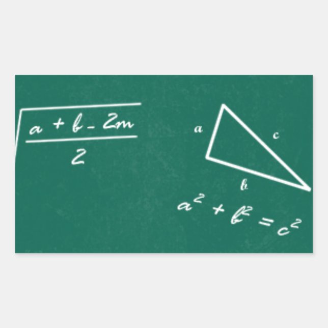 math teacher algebra geek sticker (Front)