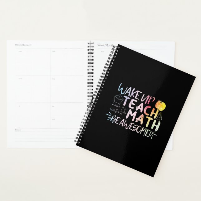 Math Teacher Appreciation - Be Awesome Planner (Display)