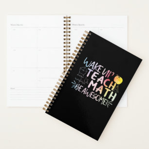 Math Teacher Appreciation - Be Awesome Planner