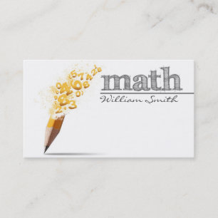 Math Teacher Business card