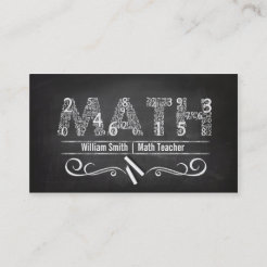 Math Tutor Business Cards & Profile Cards | Zazzle CA