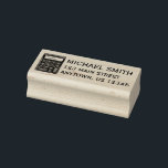 Math Teacher Calculator Mathematics School Address Rubber Stamp<br><div class="desc">Simply personalize with your name and address information! Rubber stamp features an original marker illustration of a math calculator.

This design is also available on other products. Don't see what you're looking for? Need help with customization? Contact Rebecca to have something designed just for you.</div>