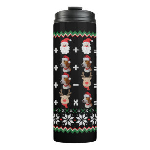 Math Teacher Christmas HARRIER Thermal Tumbler