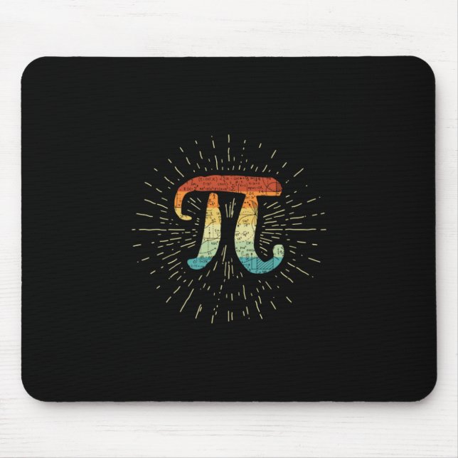 Math Teacher Cute Pi Mouse Pad (Front)