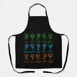 Math Teacher Dance Equation Mathematic Maths Apron
