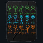 Math Teacher Dance Equation Mathematic Maths Baby Blanket<br><div class="desc">This graphic idea is for math lovers. This funny graphic / quote clothing makes all math teachers happy.</div>