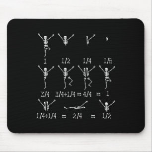 Math Teacher Equation Skeleton Math Students Hallo Mouse Pad