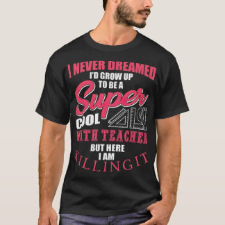 Math Teacher friendship artsy  T-Shirt