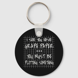 Math Teacher, Funny Back To School, I See you Keychain