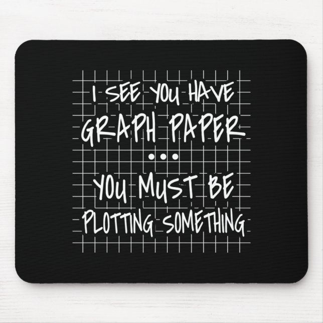Math Teacher, Funny Back To School, I See you Mouse Pad (Front)