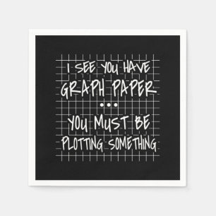 Math Teacher, Funny Back To School, I See you Napkin