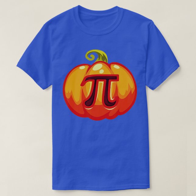 Math Teacher Halloween Costume Pumpkin Pi Pun Pie  T-Shirt (Design Front)