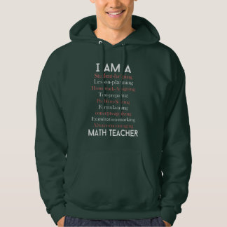Math teacher hoodie