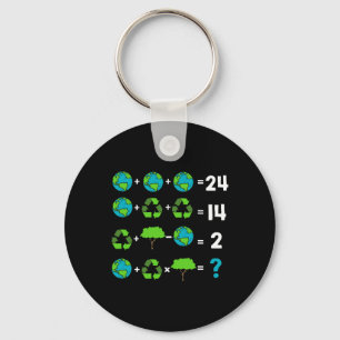 Math Teacher Humour Day Of Earth Order Of Operatio Keychain