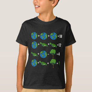 Math Teacher Humour Day Of Earth Order Of Operatio T-Shirt