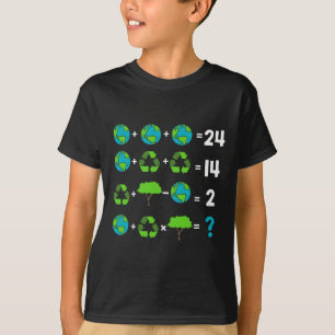 Math Teacher Humour Day Of Earth Order Of Operatio T-Shirt