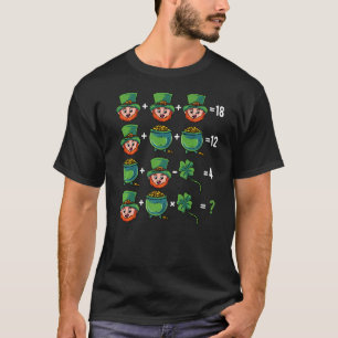 Math Teacher Humour Order Of Operations St Pattys T-Shirt