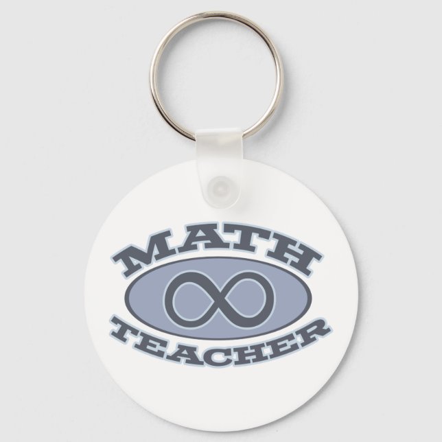 Math Teacher Keychain (Front)