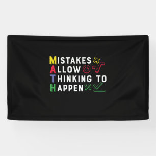Math Teacher Math Allow Happen Banner