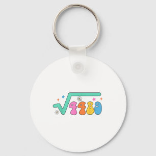Math Teacher Math Lover The Square Root Of 4489 67 Keychain
