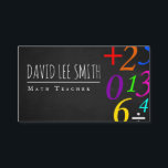 Math Teacher / Math Tutor Business Card<br><div class="desc">Math Teacher / Math Tutor</div>