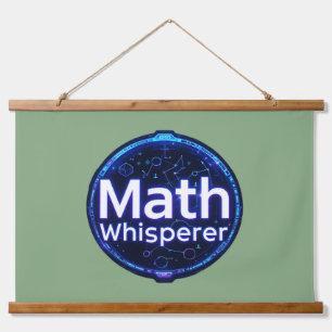 Math Teacher Math Whisperer Hanging Tapestry